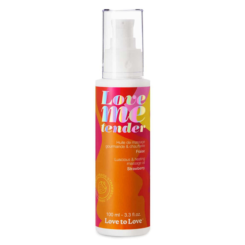Love to Love Huile de massage Love Me Tender Fraise 100ml
